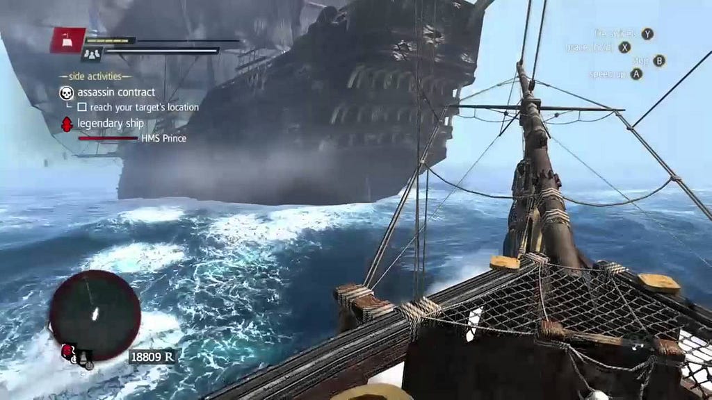 Naval combat from AC4