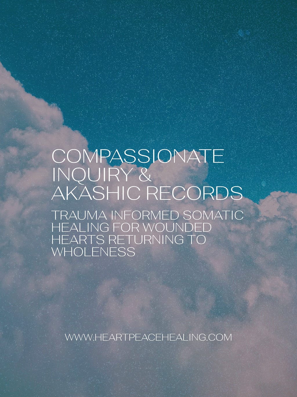 Somatic Healing Sessions with Leigh Aschoff (Compassionate Inquiry and Akashic Records)