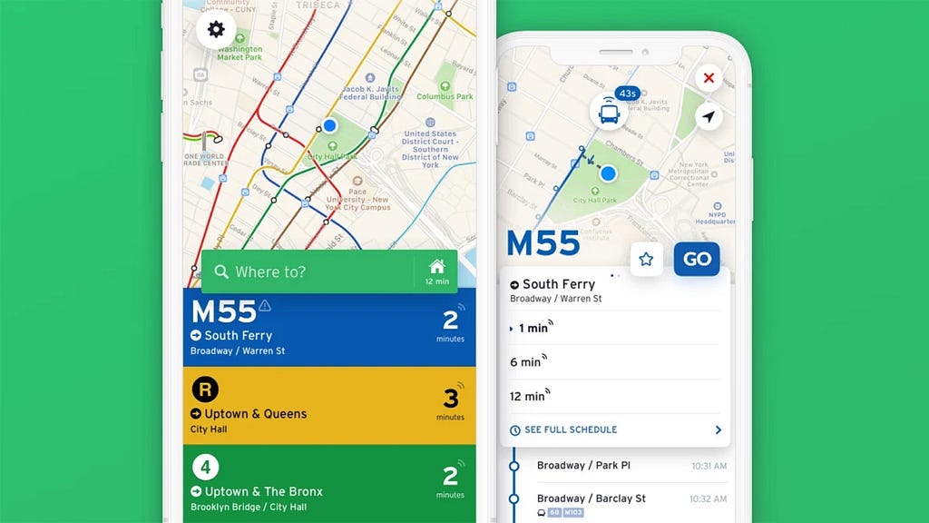 Transit app ( https://transitapp.com/ )