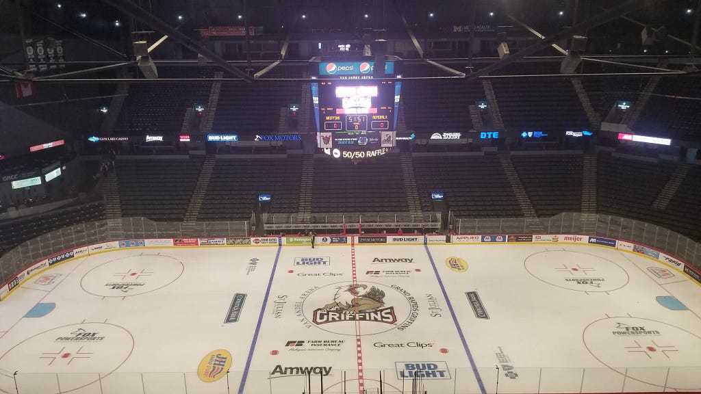 Van Andel Arena in Grand Rapids, Michigan.