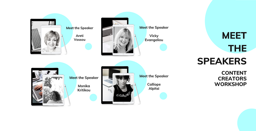 Meet the Speakers of Content Creators Workshop by Ideadeco