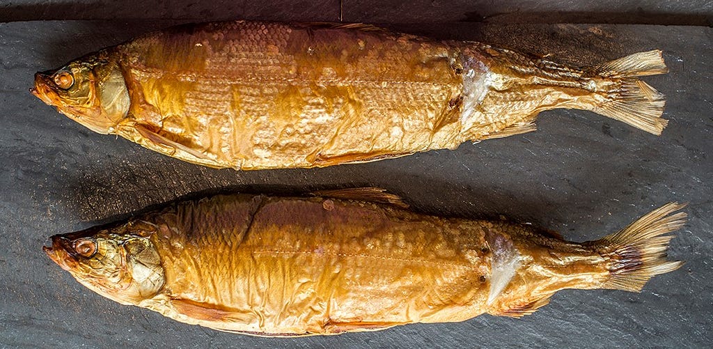 golden smoked fish