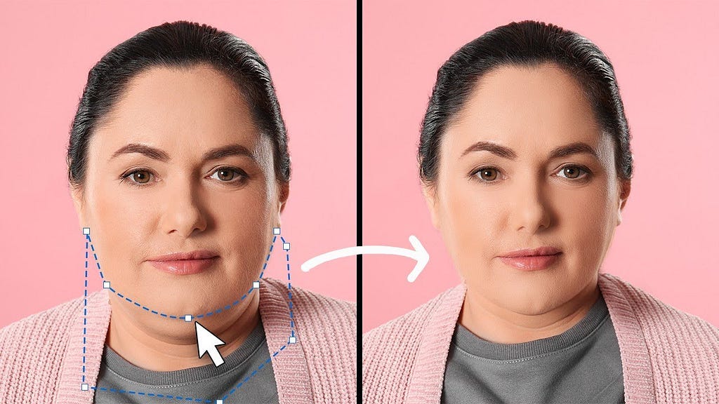 How to Edit Double Chin in Photoshop?