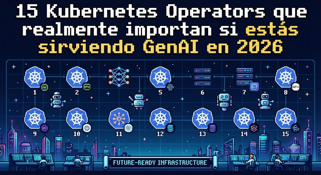 15 Kubernetes Operators que realmente importan si estas usando GenAI en 2026