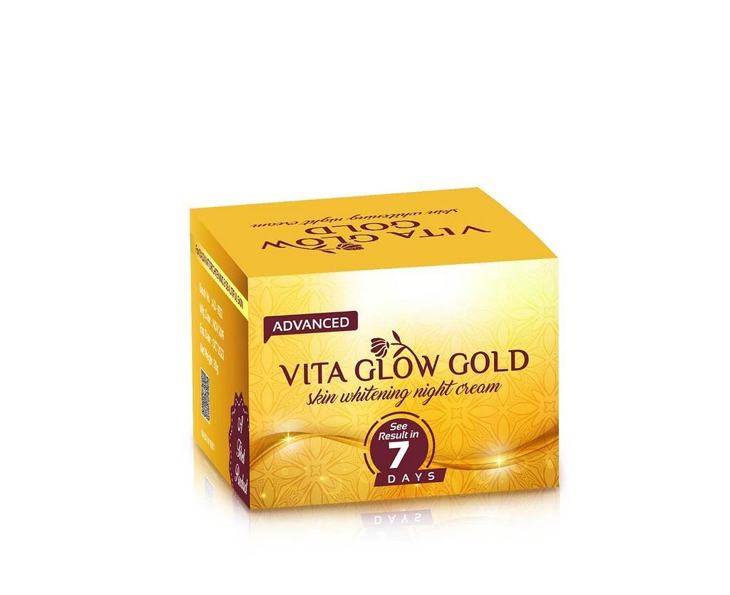 Vita Glow Gold Glutathione Skin Whitening Night Cream