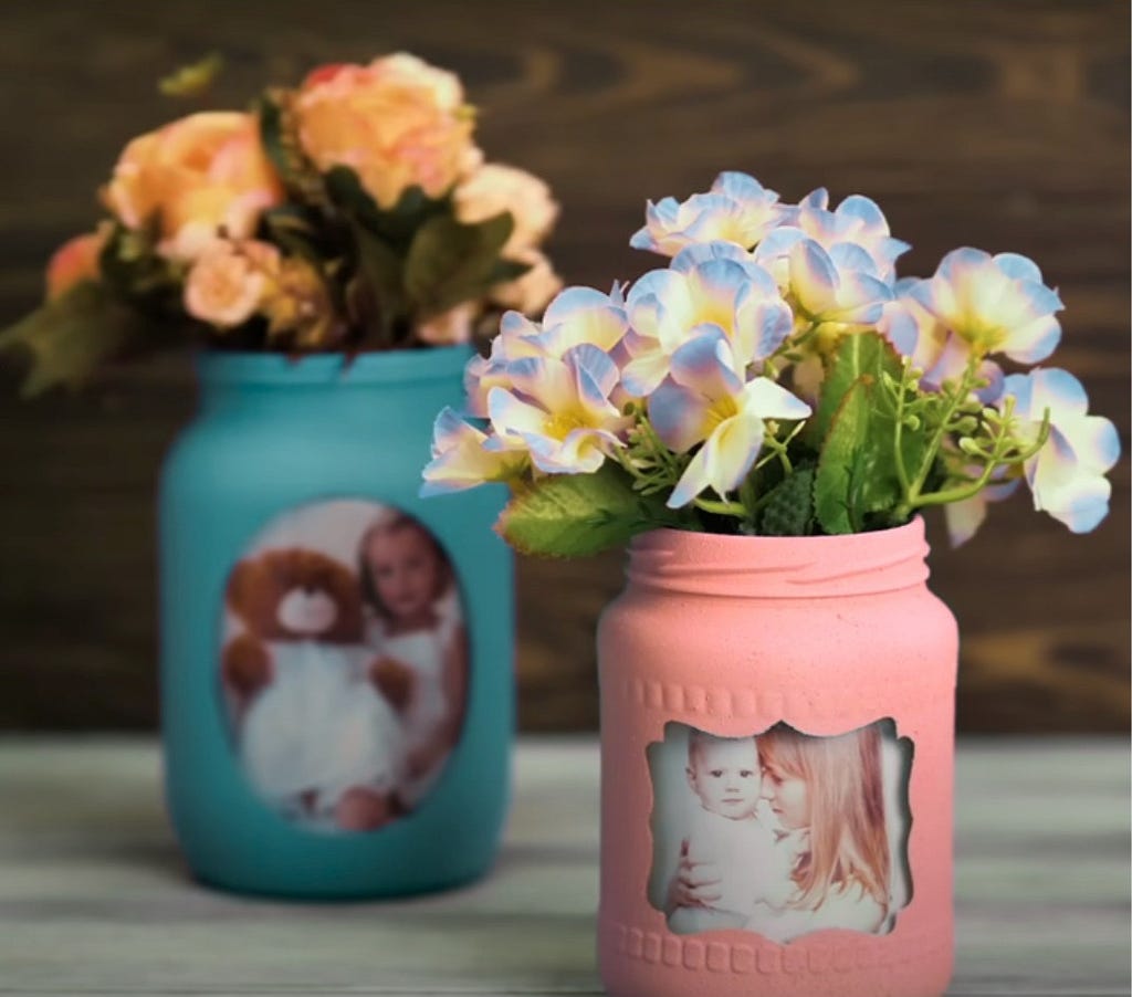 Photo Frame Flower Jar