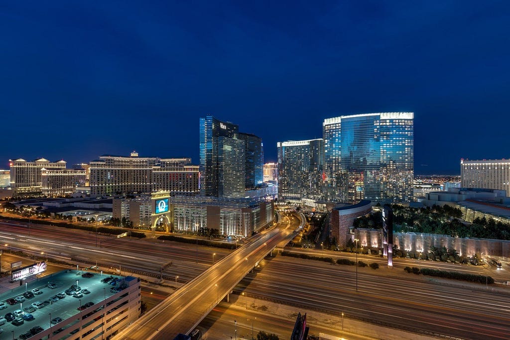 View from Panorama Towers in Las Vegas | Sustained by the Faithfulness of God by Austin W. Duncan