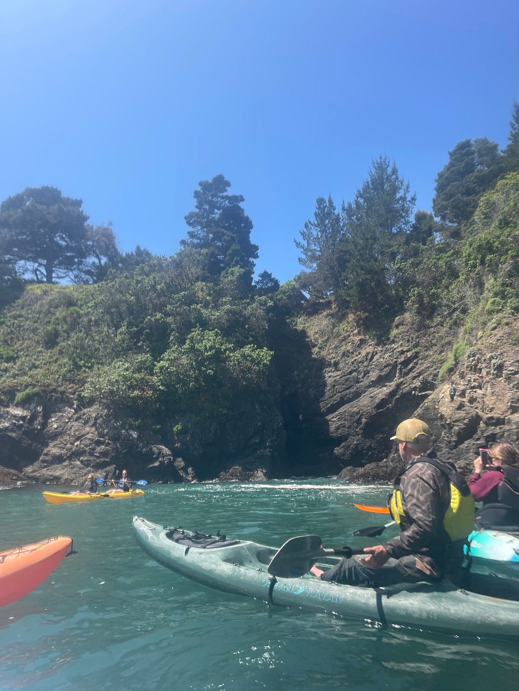Kayaking tour in Mendocino