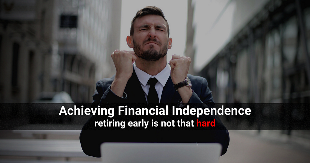 Man Achieving Financial Independence and Retiring early