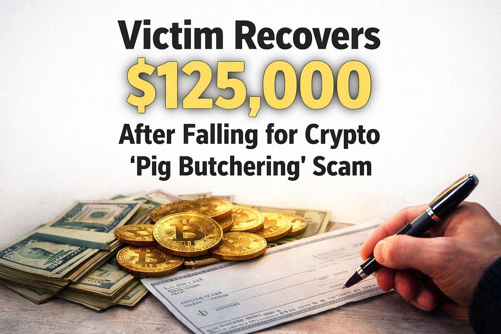 Victim Recovers $125,000 After Falling for Crypto ‘Pig Butchering’ Scam