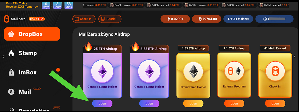 Genesis Stamp Holder 1 Airdrop