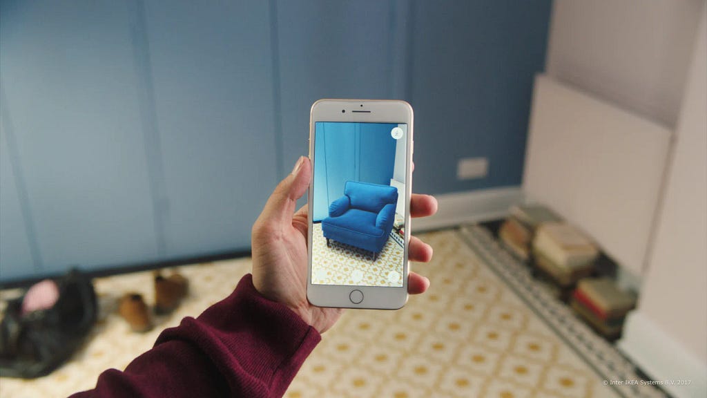IKEA Place, the retailer’s inaugural ARKit app launched in 2017 to help people virtually place furniture at home
