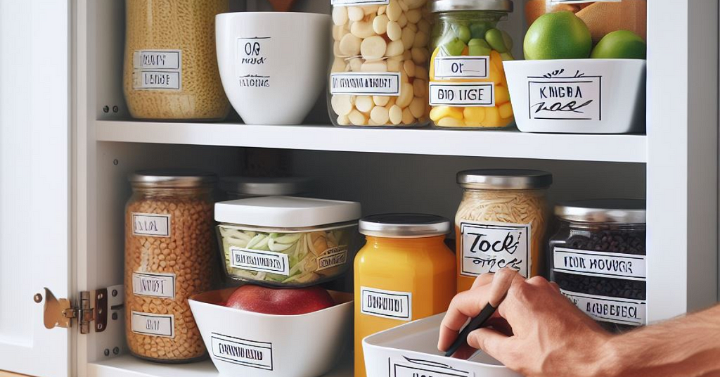 Labeling Kitchen Cabinets — A Game-Changer