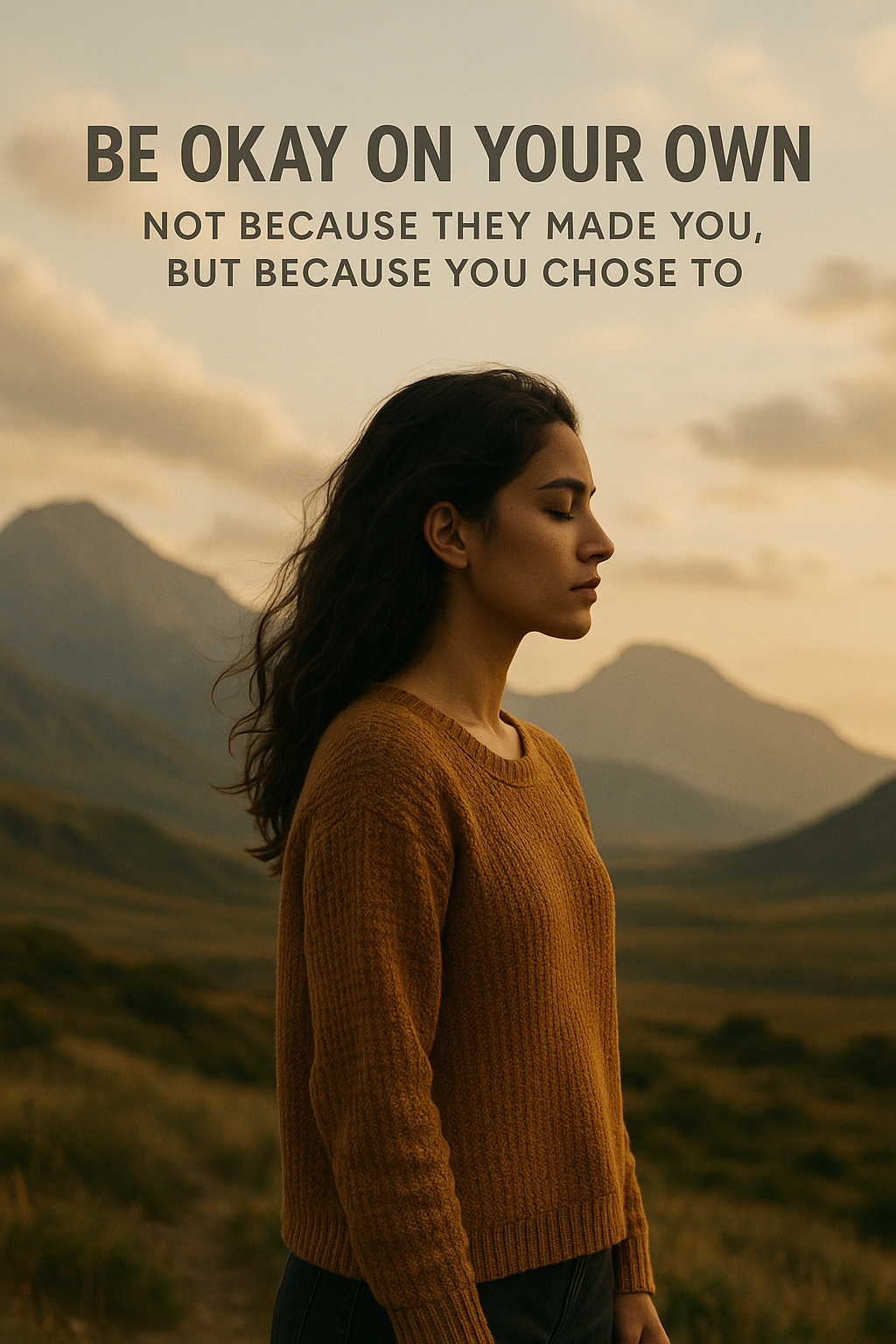 Be Okay on Your Own—Not Because They Made You But Because You Chose To