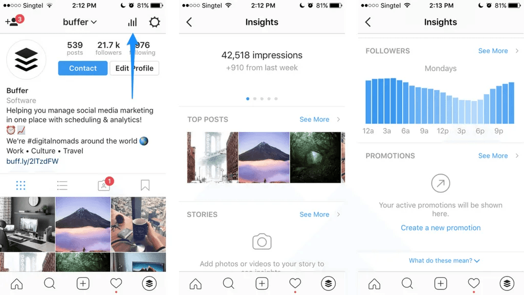 Instagram metrics
