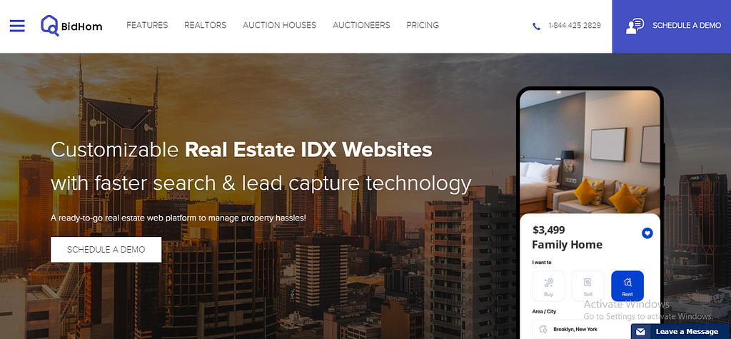Bidhom Best Real Estate Website Design Company