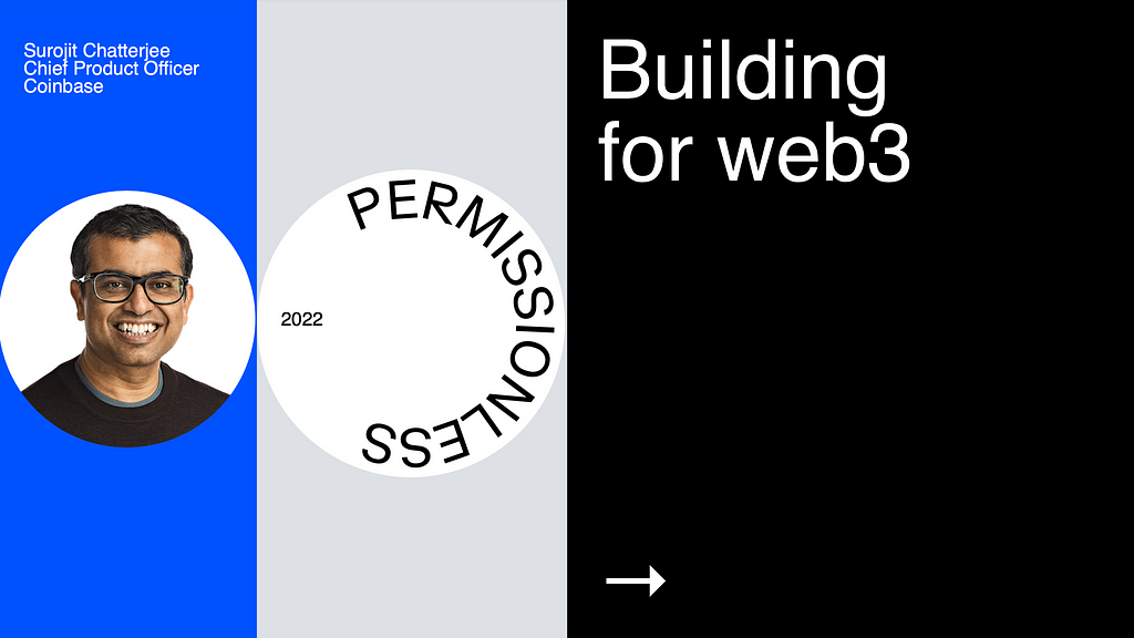 My Permissionless presentation on how Coinbase is building for web3
