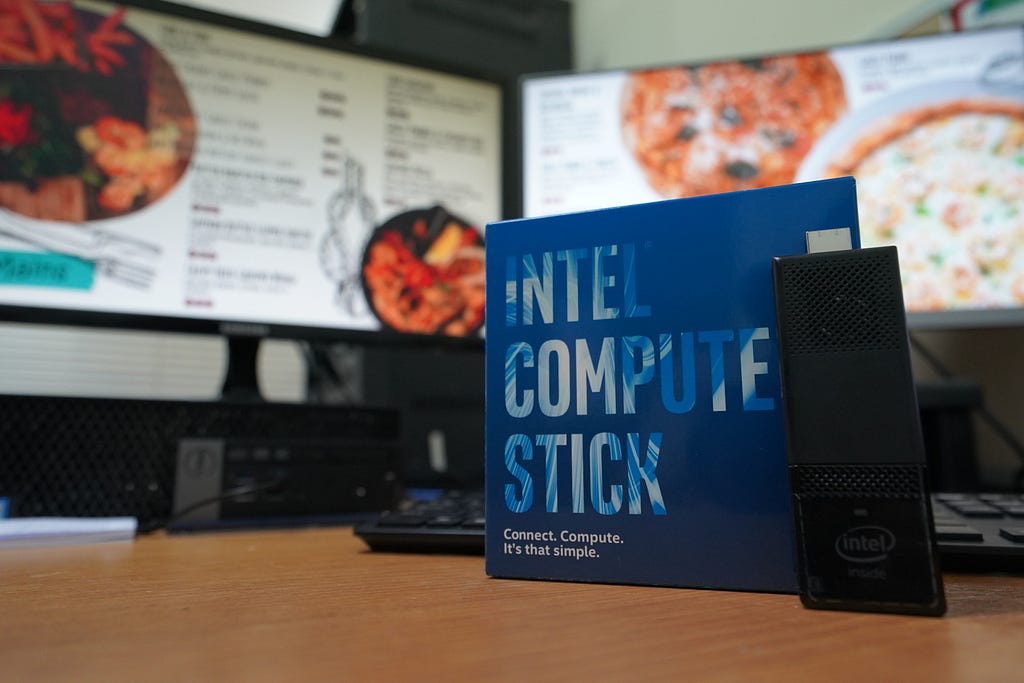 Photo by: The Technologenius © 2021, Project: Intel Compute Sticks Digital Menu