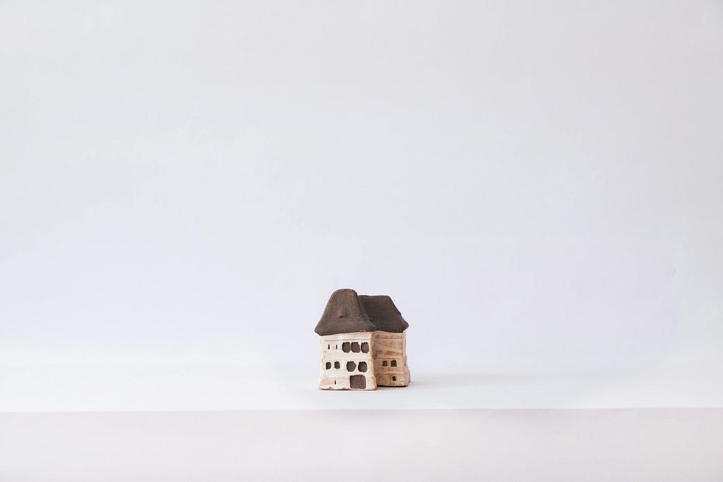 Small house figurine