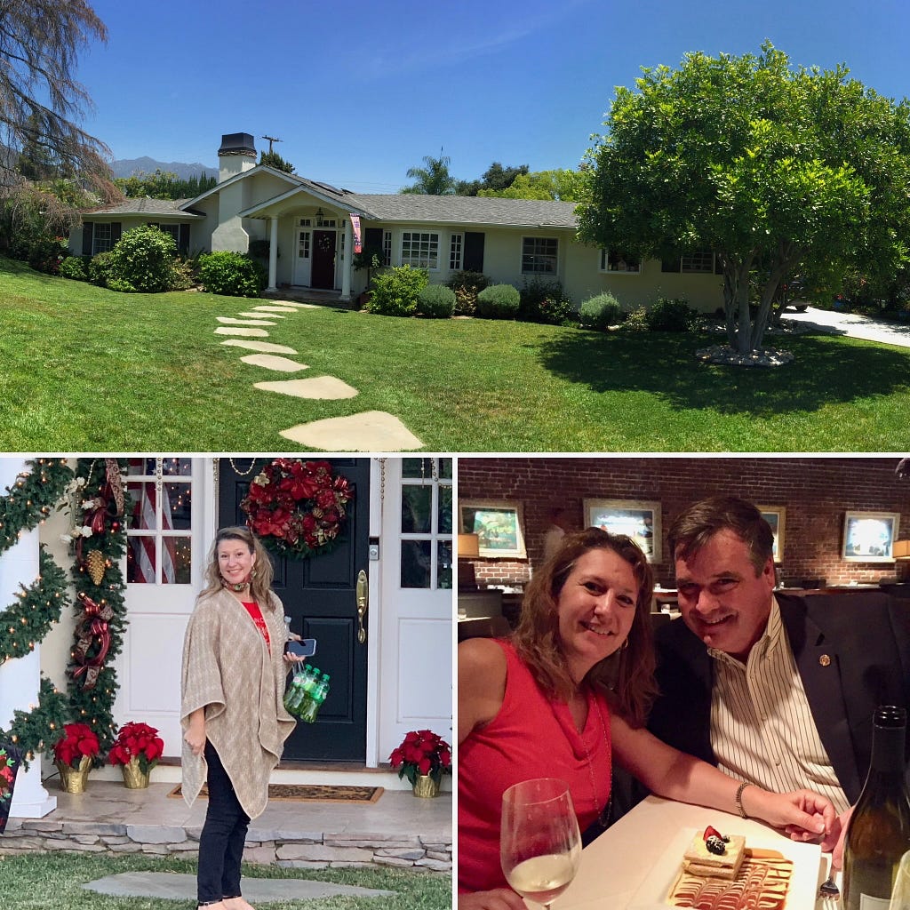Julie loves to decorate our home each season.