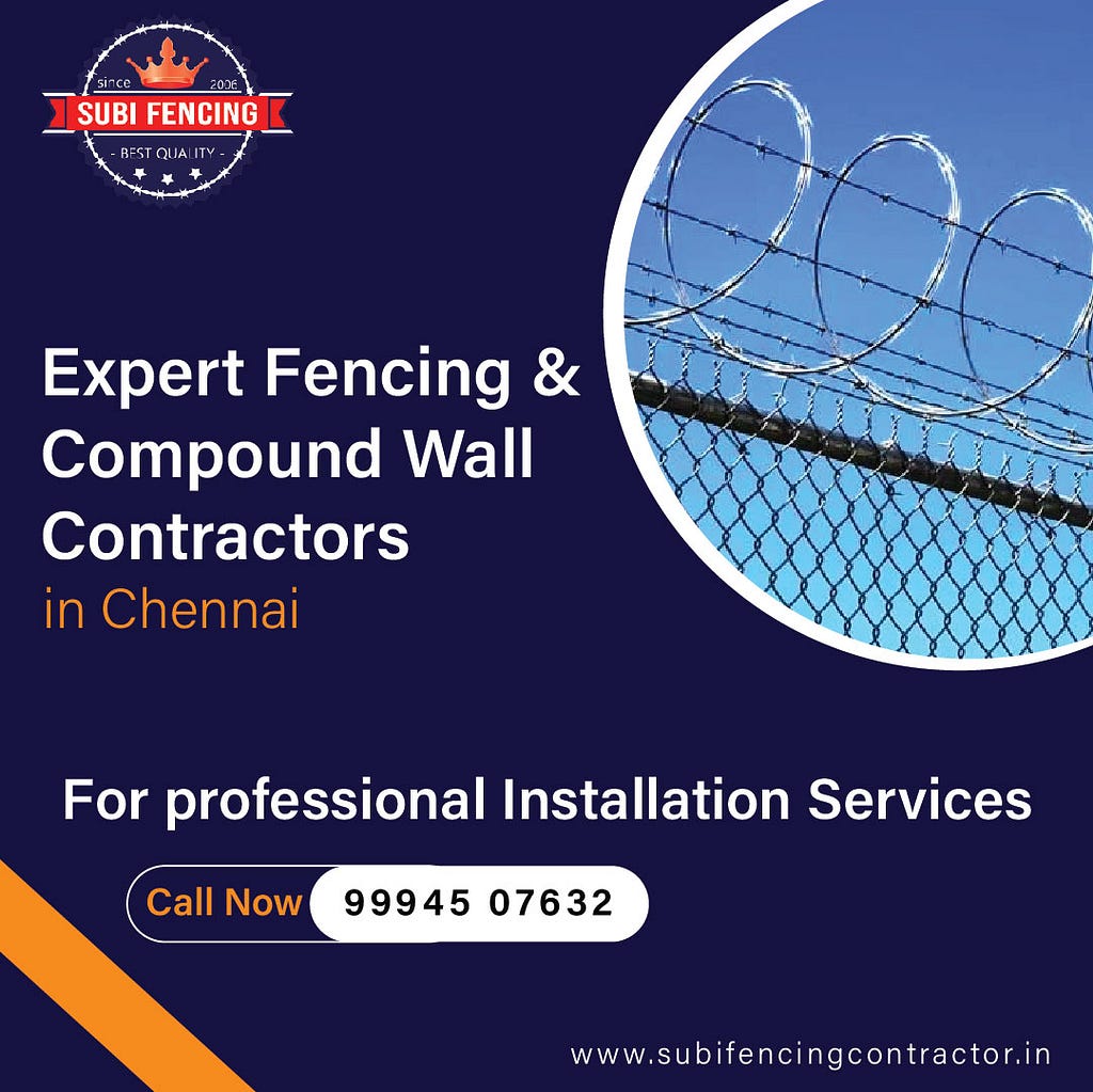 Fencing Contractors in Chennai