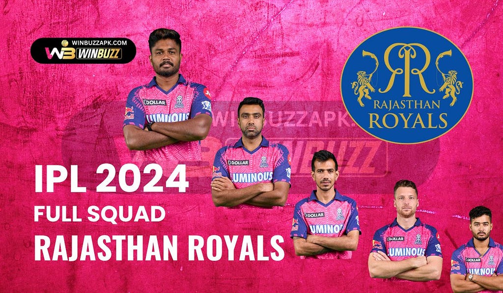 Full Squad of Rajasthan Royals for IPL 2024