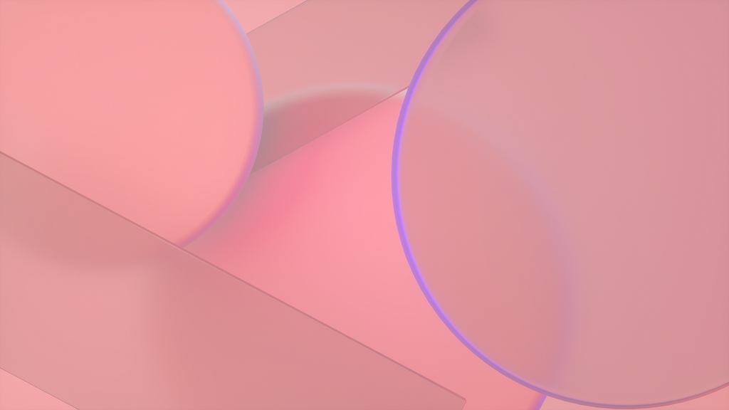 Abstract image of pink bubbles overlapping