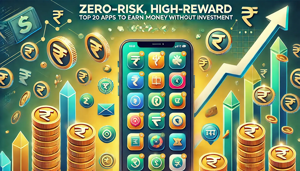 Zero-Risk, High-Reward: Top 20 Apps to Earn Money Without Investment in 2024