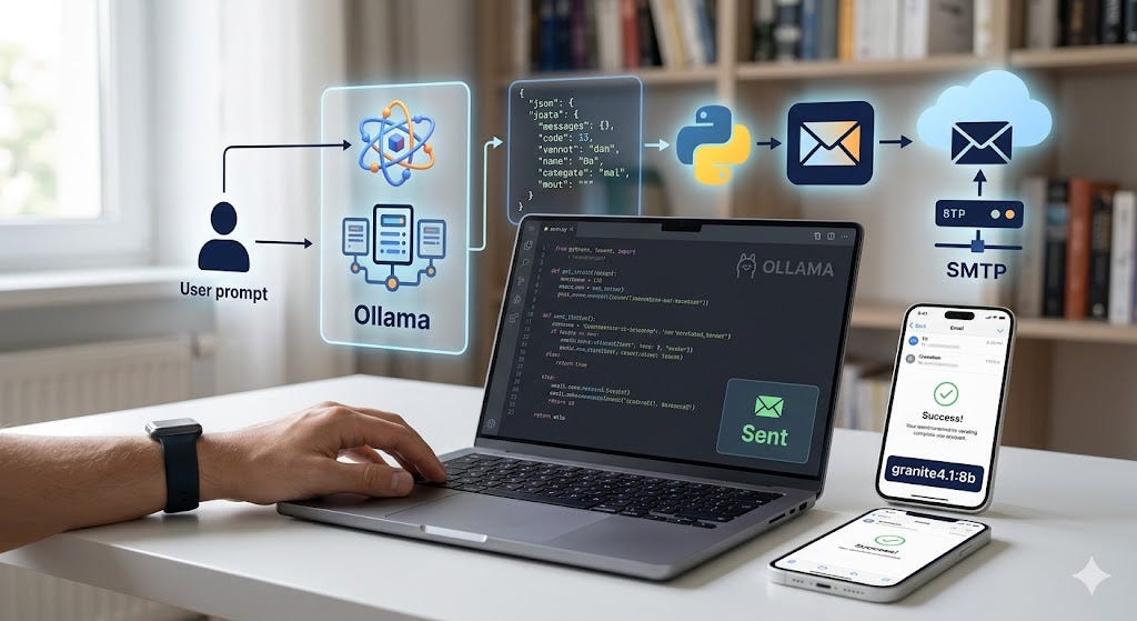 Tool Calling With Ollama: Letting a Local LLM Send an Email