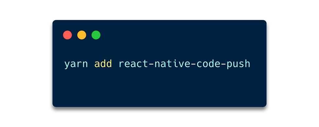 Using CodePush to update your React Native App Live — Step 4