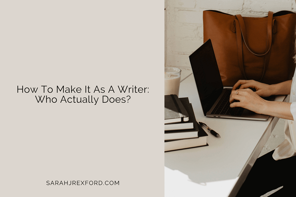 How To Make It As A Writer: Who Actually Does? Girl typing on laptop
