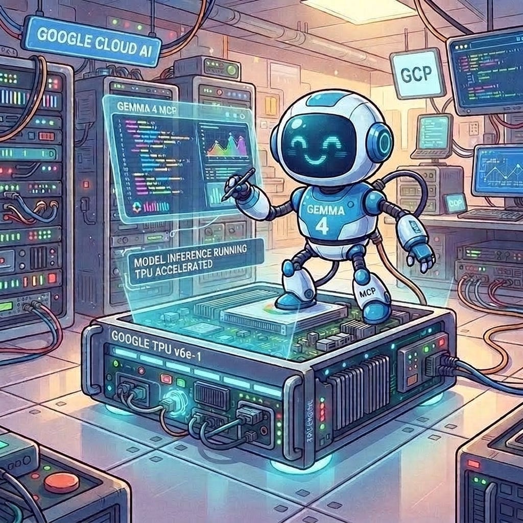 Debugging Deployments with Gemma 2B, TPU v6e-1, MCP, and Antigravity CLI