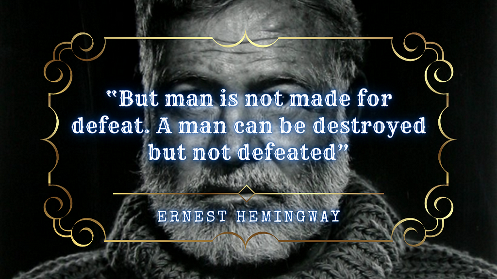 Hemingway quote