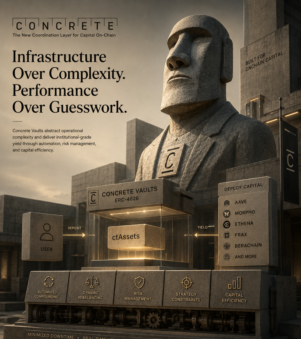 Beyond Manual Yield: Mastering Capital Efficiency with Concrete Vaults