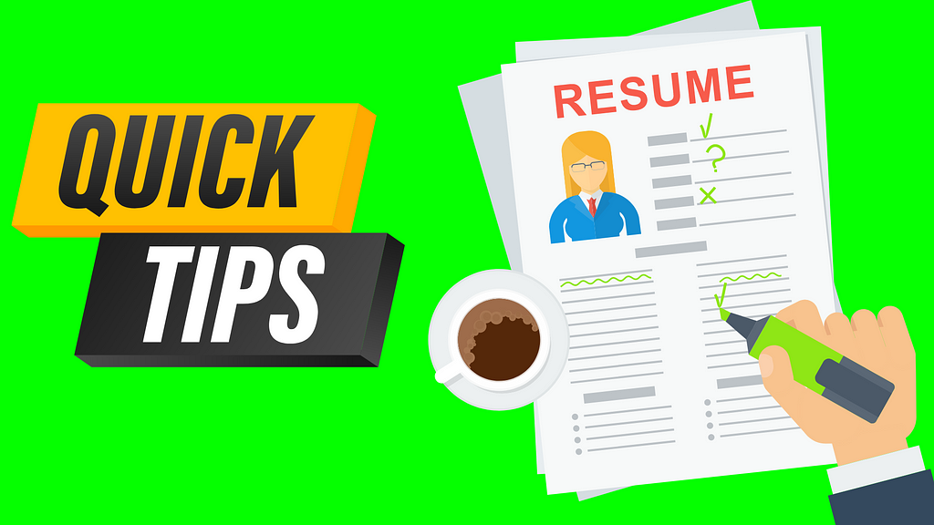 Tips for making your resume stand out