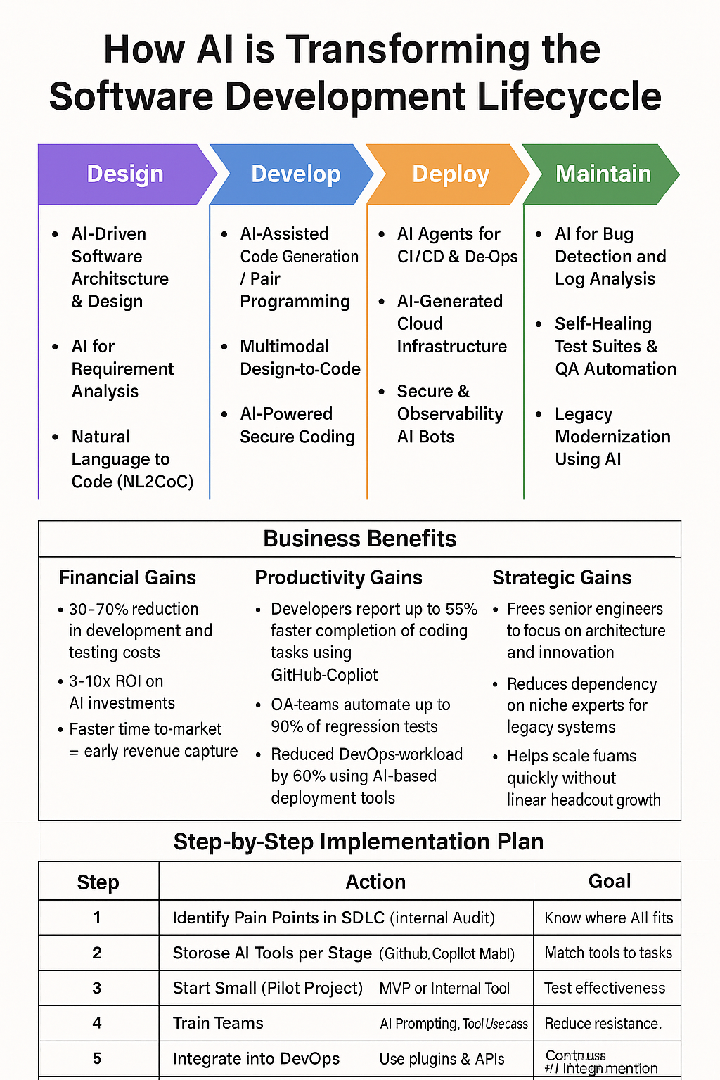 How AI is Transforming the Software Development Lifecycle: A Step-by-Step Guide for Tech Companies…
