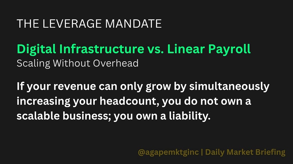 The Operational Leverage Mandate