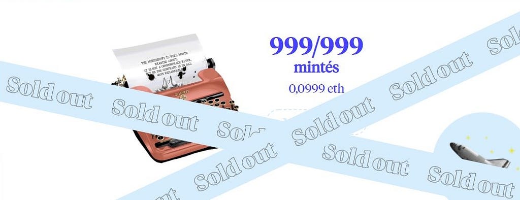 20mint nft sold out