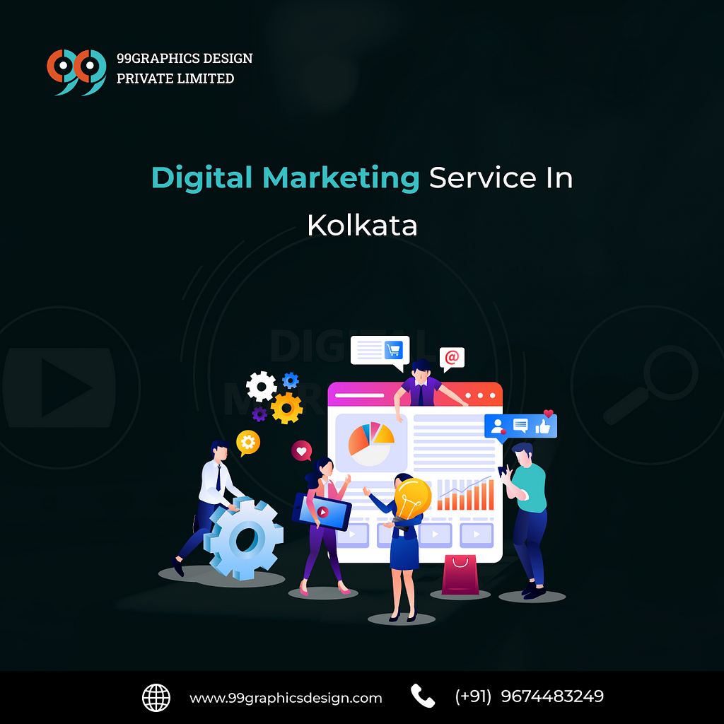 If are you looking for a Digital Marketing service in Kolkata then you come right place because 99Graphics Design company provides the best digital marketing service in Kolkata.