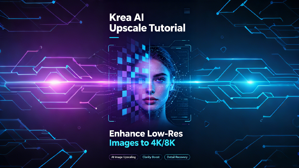 How to Upscale and Enhance Low-Resolution Images with Krea AI
