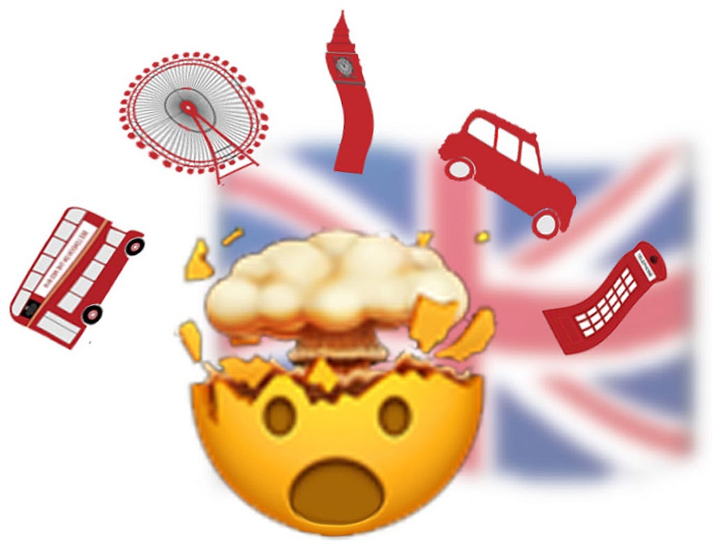 mind blown about British misconceptions