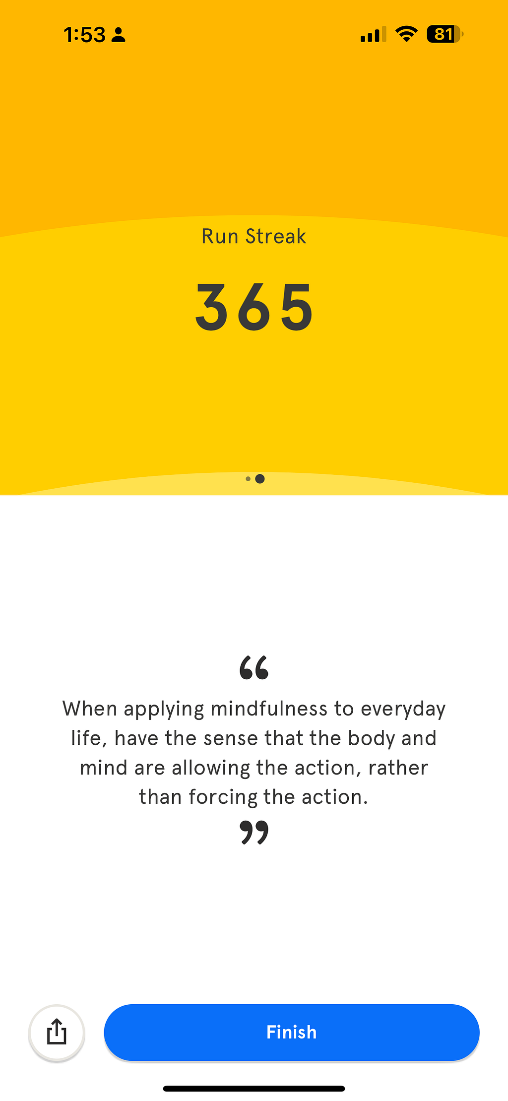 My 365 Day Headspace Meditation Streak!