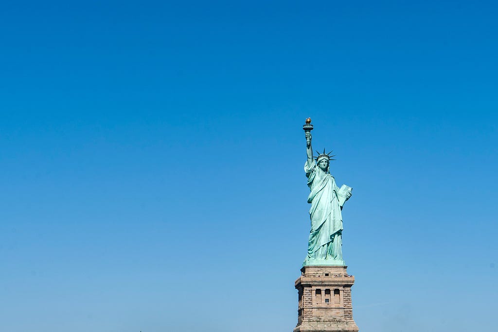 Miss Liberty , máxima expresión de la Libertad. Foto de David Emrich