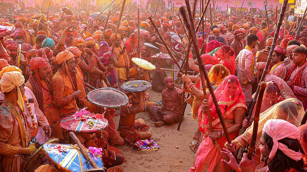 Lathmar Holi (Stick Holi) In Barsana — Very Popular