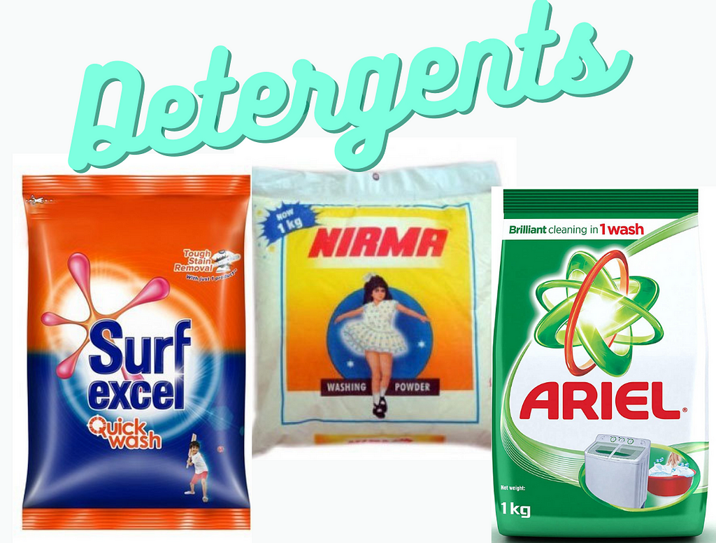 Leading detergents in India