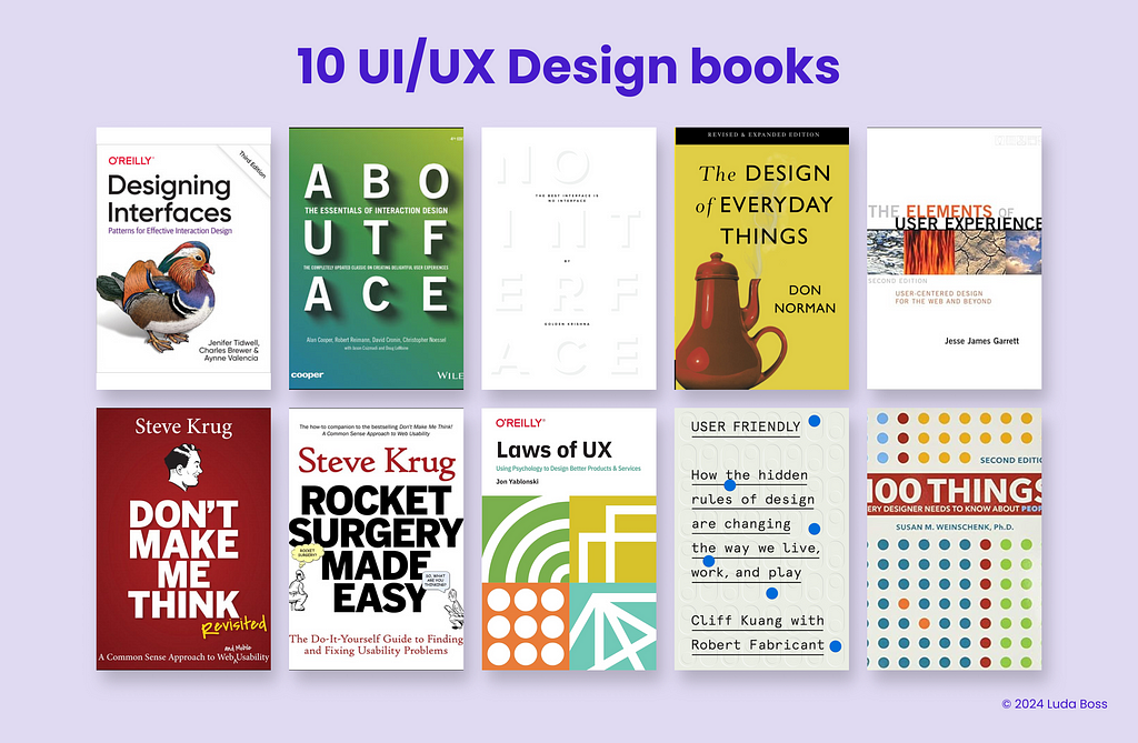 10 UI/UX Design books