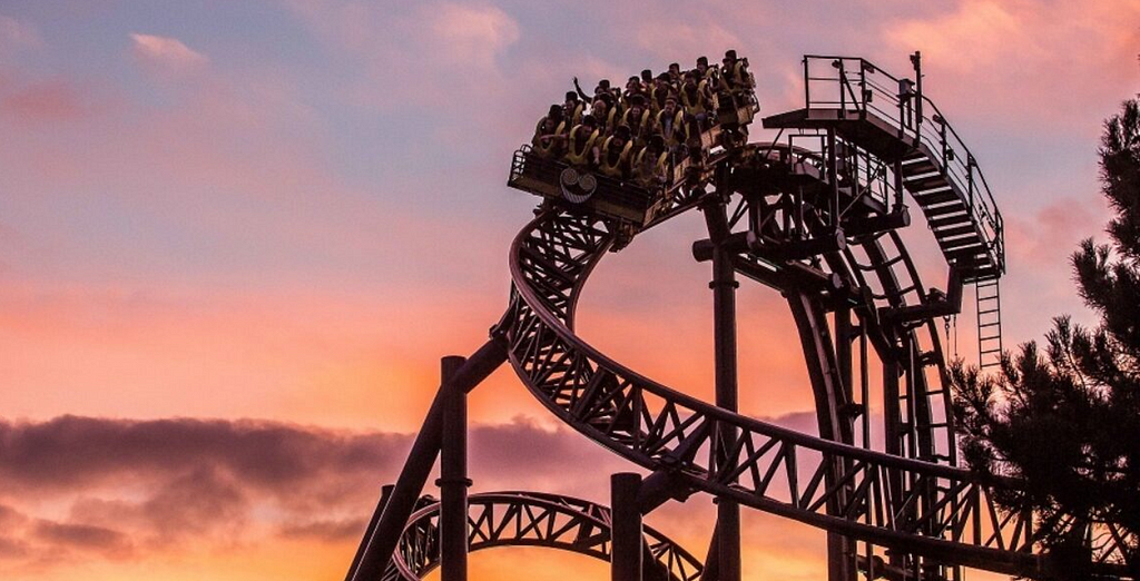 Image of a rollercoaster