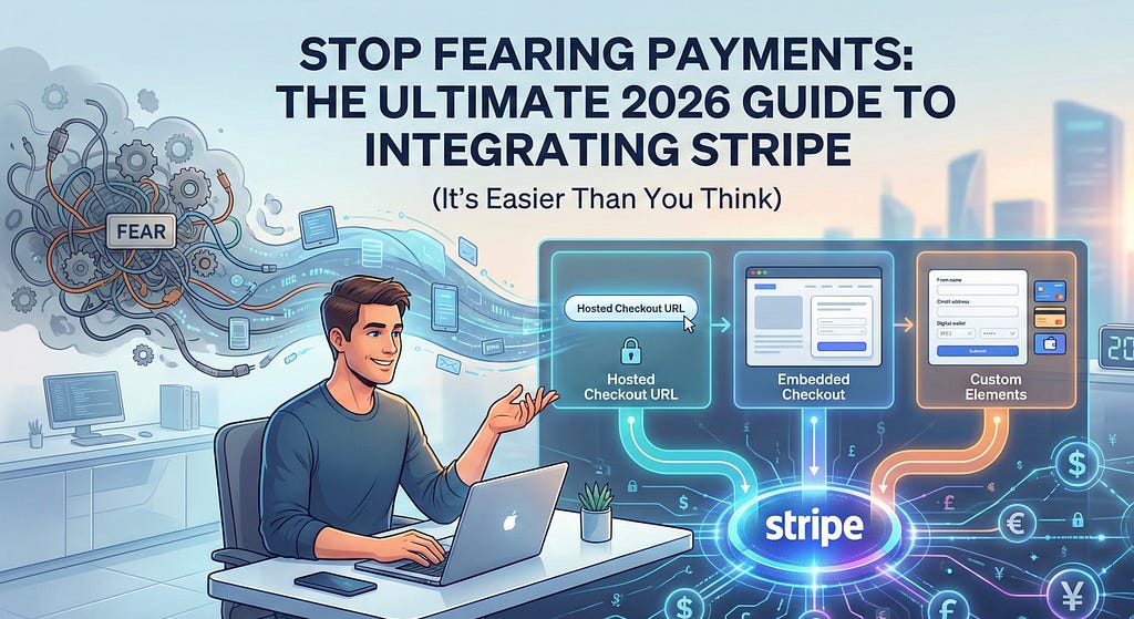 Stop Fearing Payments: The Ultimate 2026 Guide to Integrating Stripe(It’s Easier Than You Think)