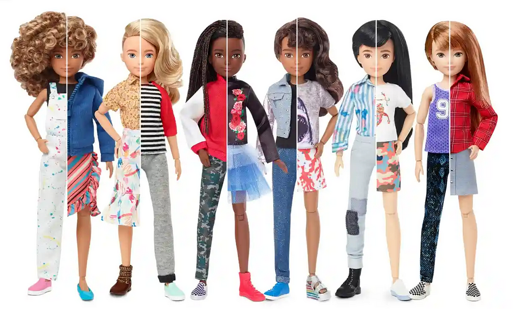 Mattel Gender Neutral dolls