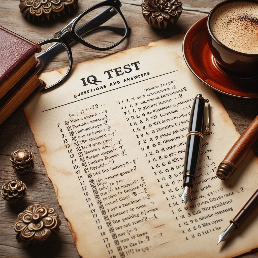 IQ Test Questions and Answers